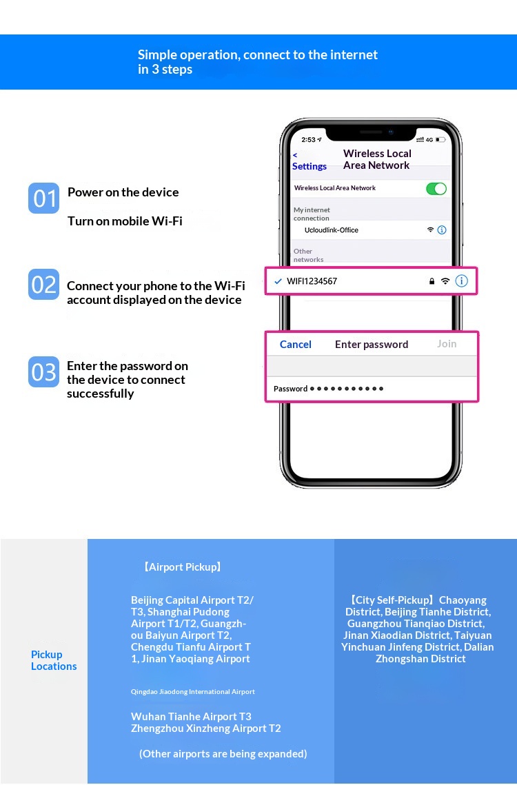 wifi russe-pas de limite de vitesse ou de données