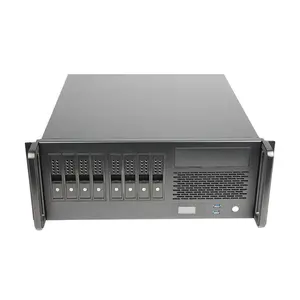 4U rack mount caso di server con HDD vassoio settore rack pc telaio del computer con display