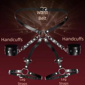 Juguetes Sexuales SM para Parejas, Artículos Eróticos Alternativos, Set de Bondage, Esposas, Arnés de Bondage BDSM, Lencería - Product Image 2
