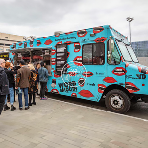 רב תפקודי מותאם אישית פופקורן חשמלי אוטובוס מהיר מזון רטרו - Product Image 5