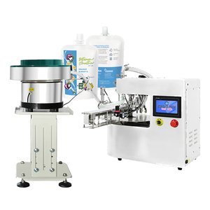 Máquina de Llenado, Sellado y Etiquetado Eléctrica Totalmente Automática de Cuatro Cabezales <span class=keywords><strong>para</strong></span> Envasado de Líquidos/Pastas en Bolsas con Boquilla, Fácil de Operar - Product Image 6