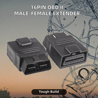 Connecteur AOTAI 16 broches OBD II mâle-femelle J1962, prolongateur convertisseur 12V~24V, lecteur de codes, garantie 1 an pour diagnostic automobile