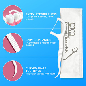 Dental Floss Pick 50 Pcs Individually Wrapped For Teeth Cleaning Oral Care - Product Image 5