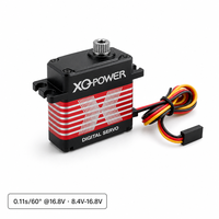 Motor Servo Digital sin Escobillas XQ-POWER de 85 kg, Gran Torque, Resistente al Agua, Engranaje de Acero de 25T, Programable para Coche RC y Robot, 16.8V, ¡Oferta!
