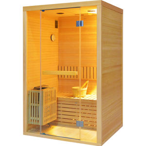 ห้องซาวน่าไม้โอคูเม่แบบทันสมัยของ Ambohr US Stocks พร้อมประตูกระจก ห้องอบไอน้ำแห้ง ใช้พลังงานไฟฟ้า เป็นมิตรกับสิ่งแวดล้อม เหมาะสำหรับใช้ในบ้าน - Product Image 6