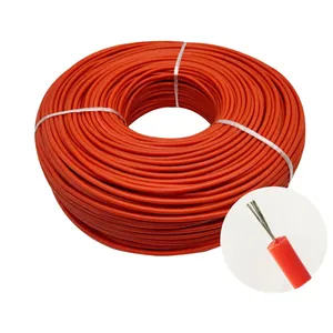 Cable de silicona flexible supersuave, cable eléctrico CCC CE, cables de alambre con núcleo de cobre estañado estándar