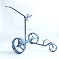 Chariot de golf électrique au lithium, chariot de golf électrique léger en carbone, design pliable pour coffre de voiture