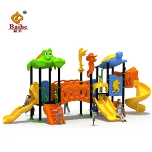 Slides For Outdoor Amusement Park Ocean High Quality Kids Play Equipment Children Outdoor Playground Big Slides For Sale