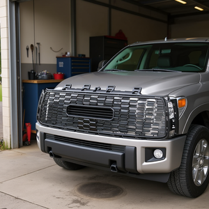 Griglia Anteriore per Toyota Tundra in Plastica Nera 2010-2013 Senza Luce Ambra, Prodotto Griglie Auto - Product Image 2