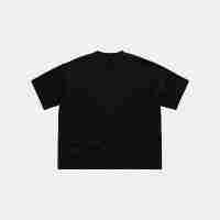 T-shirt Boxy LOST en tissu double couche, coupe courte, style vintage personnalisé, coupe ample et oversize, à vendre