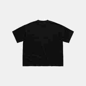 เสื้อยืดทรงบ็อกซี่ผ้าสองชั้นแบบครอป เสื้อผ้าสไตล์วินเทจสั่งทำพิเศษ เสื้อยืดทรงบ็อกซี่โอเวอร์ไซส์สำหรับขาย - Product Image 2