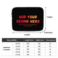 Étui intérieur pour ordinateur portable portable anti-déchirure à impression personnalisée