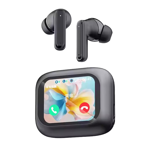 2025 LX10 Hi-Fi TWS Wireless Earbuds Single Touch Color Screen Dual Microphone AI Noise Reduction LED Digital Display