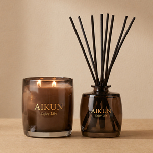 AIKUN Eco Friendly Custom tazza etichetta lunga durata profumo Reed diffusore Set per soggiorno <span class=keywords><strong>arredamento</strong></span> casa - Product Image 1