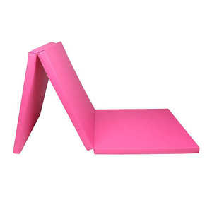 Venta al por mayor barato colorido triple plegable XPe EPE 4 pulgadas de espesor volteo plegable de espuma suave gimnasia aterrizaje alfombra de choque - Product Image 4