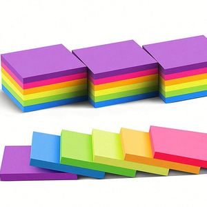 Offre Spéciale : 16 Blocs de Notes Adhésives 8 Couleurs Vives, 60 Feuilles pour Bureau, École et Planification Domestique – Cadeau Promotionnel - Product Image 3