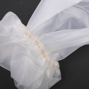 Manchons en PVC transparent givré 40x21cm, épais, imperméables, résistants à l'huile, pour une utilisation industrielle dans les usines alimentaires - Product Image 2