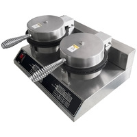 Machine à cornet de crème glacée électrique, moule en fer pour crêpes, gaufres, crêpes, crêpes, grillades