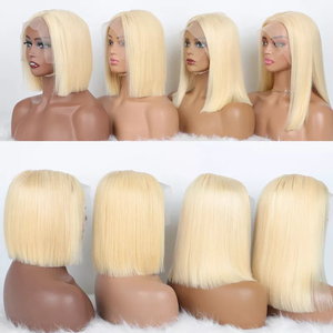 Peluca de Cabello Humano con Frente de Encaje HD 13x6, Ondas Profundas Rubias 613, 150% de Densidad, Pre-Desplumada, Ondas de Agua 360, Pelucas de Cabello Humano para Mujer - Product Image 6