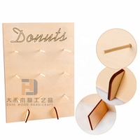 Donut en bois fournitures de mariage décorations de Table bois beignet tour support conseil pour fête d'anniversaire ornements bébé douche