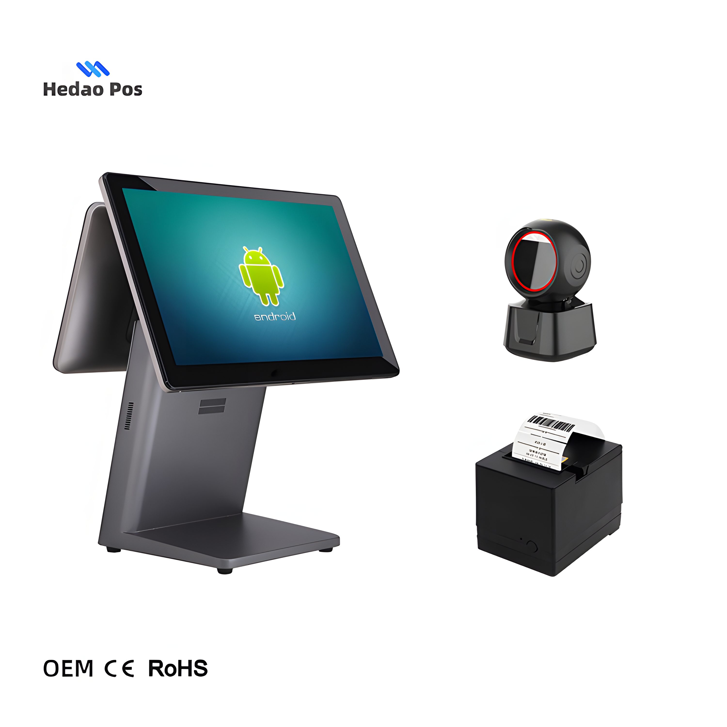 New Product Pos windows 11 All in One Cash Register Pos System with Card Reader