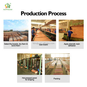 Contreplaqué pour coffrage en béton de 12 mm, 15 mm, 18 mm, contreplaqué <span class=keywords><strong>film</strong></span>é pour la construction - Product Image 5