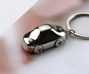 Portachiavi in Metallo a Forma <span class=keywords><strong>di</strong></span> Auto Personalizzabile con Incisione Laser, Souvenir Promozionale Unico ed Elegante per Regalo - Product Image 4