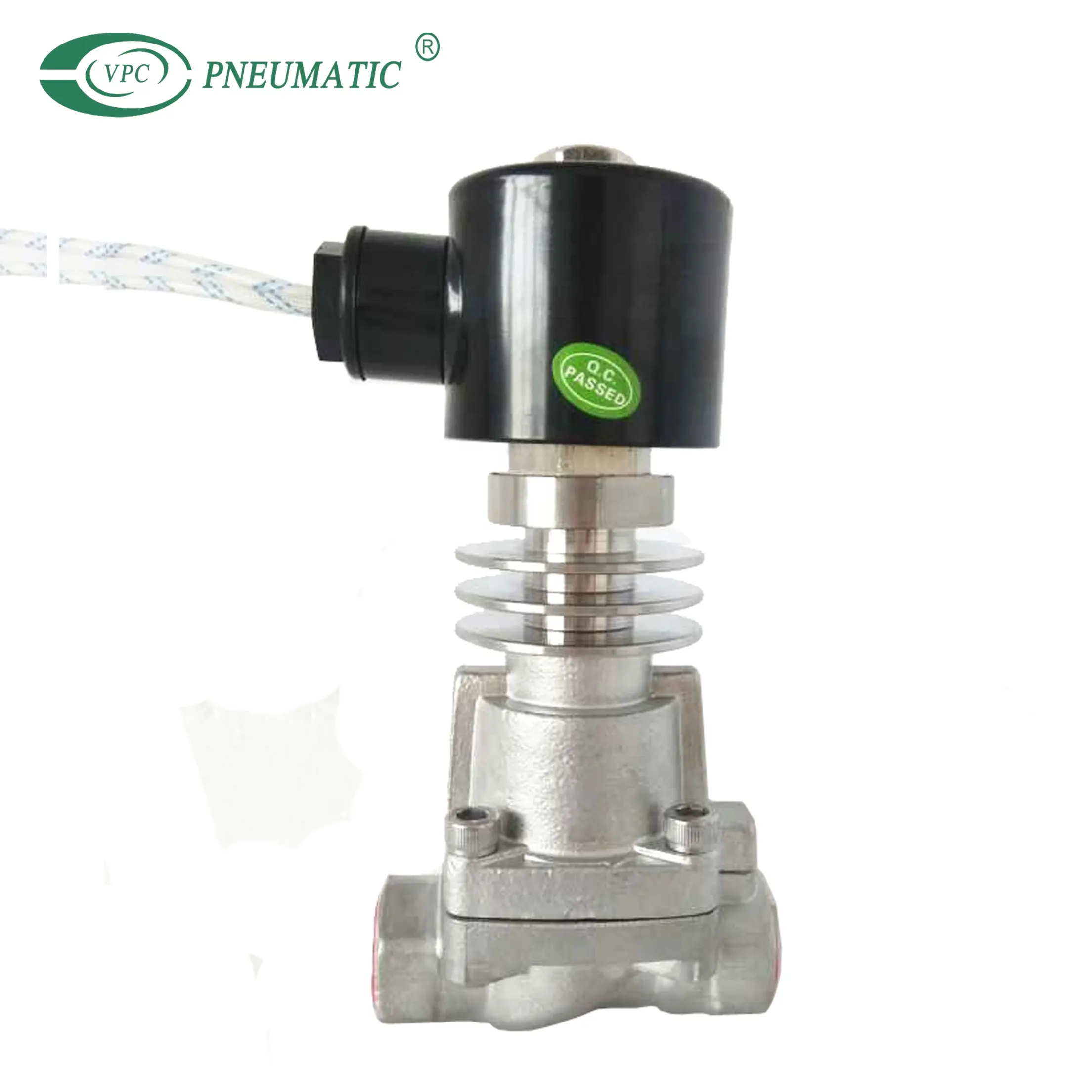 VPC SLH Seri DC24V Suhu Tinggi Thermal Oil Pneumatic Solenoid Valve untuk Uap