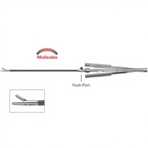 Pinza Corrugadora Endoscópica de 6 Pulgadas con Eje Recto, Mango Ergonómico Aislado Maleable, Instrumento de Cirugía Plástica para Levantamiento de Cejas de Vaslcare - Product Image 1