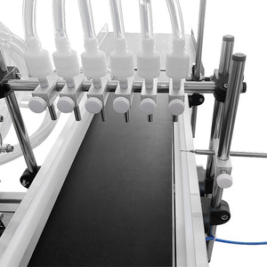 เครื่องบรรจุสบู่เหลวแบบอัตโนมัติ หัวปั๊มเพอริสตัลติก 6 หัว สำหรับขวดสบู่เหลว ความแม่นยำสูง ใช้ไฟฟ้า 220 โวลต์ รับประกัน 1 ปี - Product Image 1