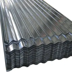 Hojas de acero galvanizado corrugado de grado económico de calibre 24