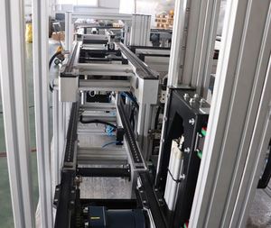Toshine Stainless Steel Double Speed Adjustable Chain Pallet Conveyor with Customized Assembly Line Guangdong - Product Image 2