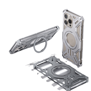 Ốp điện thoại kim loại không viền cao cấp hợp kim nhôm 2025 dành cho iPhone 16 15 14 13 Pro Max, sang trọng, xoay 360 độ, chất lượng 9A - Product Image 1