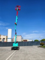 Plateforme élévatrice automotrice Longqing TB11-TB22 à bras articulé, petite taille, hauteur maximale de 9m à 20m pour opérations en altitude.