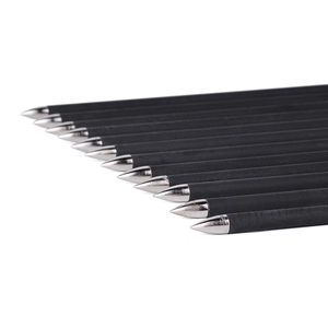 Accesorios de caza Ballesta de tiro Flecha de carbono ligera 16/20 pulgadas Columna vertebral 400 con pluma <span class=keywords><strong>naranja</strong></span> Verde Negro - Product Image 6