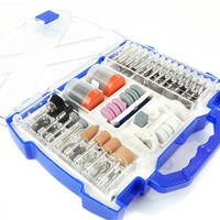 Kit d'accessoires pour outil rotatif OEM de 145 pièces avec étui rigide pour la coupe, le meulage, le ponçage, l'affûtage, la sculpture, le polissage (métaux)