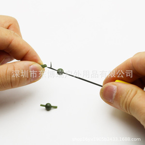 Accessorio per la pesca alla carpa in acciaio stile europeo: Ago per esche a pellet, attrezzo per l'infilatura di perline da pesca, modello A147 - Product Image 4