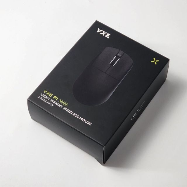 Luxury Black Paper White Cardboard Packaging Box for Game Mouse Custom Wireless Mouse Paper Box
