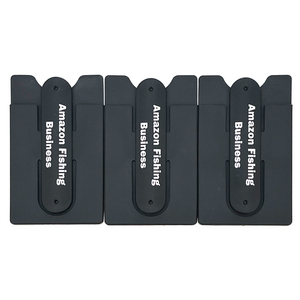 Porte-cartes de téléphone portable en silicone de haute qualité, écologique, économique, avec support adhésif - Product Image 2