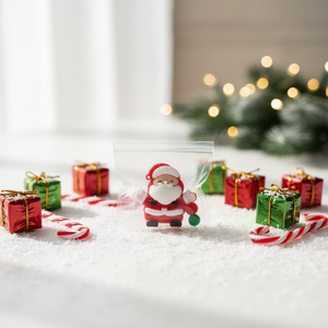 Jouet sensoriel anti-stress Kawaii TPR Père Noël Squishy Mochi pour enfants et adultes, cadeau de fête de Noël - Product Image 3