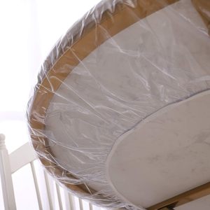<span class=keywords><strong>Nappe</strong></span> <span class=keywords><strong>ronde</strong></span> <span class=keywords><strong>transparente</strong></span> de qualité supérieure pour l'extérieur, résistante, avec bord élastique, imperméable et lavable - Product Image 2