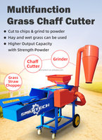 Broyeur d'herbe d'agriculture coupeur de paille de paille broyeur de grain de maïs écrasant des machines de fraisage pour l'alimentation des animaux