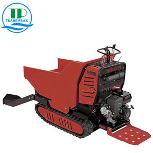 Компактный Зеленый Садовый мини китайский погрузчик верхний гусеничный самосвал с мотором - Product Image 4