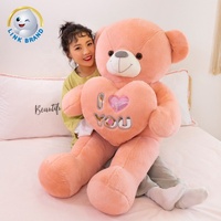 Oso de Peluche de Felpa Relleno de Algodón PP Personalizado, Juguete de Peluche con Tamaños y Logotipo Personalizados para Regalo Unisex
