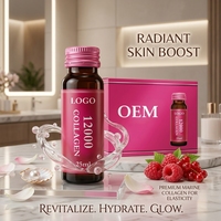 VitaSpring OEM Collagène Vitamine C Complément Éclaircissant pour la Peau Halal Lait de Beauté Marin Boisson au Collagène Liquide Boisson au Collagène Beauté