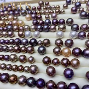 Edison 3A premio rosa naturale con perle sciolte coltivate di perle sciolte Set di gioielli alla moda colore viola <span class=keywords><strong>perla</strong></span> - Product Image 4