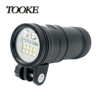 Tooke — lampe de poche D5000 pour plongée sous-marine, 5000 lumens, torche LED assortie à la arte W42V W43VP D37V D36V