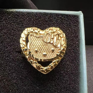 Anello rettangolare/a forma di cuore alla moda <span class=keywords><strong>per</strong></span> creazione fai da te, <span class=keywords><strong>regalo</strong></span> <span class=keywords><strong>per</strong></span> coppie, <span class=keywords><strong>regalo</strong></span> di San Valentino, <span class=keywords><strong>regalo</strong></span> di compleanno - Product Image 1