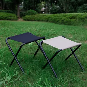 Eğlence ile piknik için yüksek ağırlık dışkı kamp sandalyesi katlanır balıkçı taburesi kamp sandalyesi