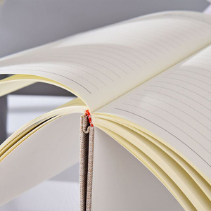 Custom Logo A5 B5 Blank <strong>Lined</strong> Cloth Hardcover Journal <strong>Notebook</strong> 200 Sheets School Office Fabric Cover Gifts Promotions Box Packed - Product Image 3